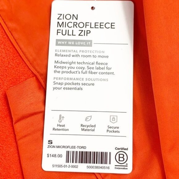 Athleta Jacket Zion Microfleece Zip Front Unlined Lightweight Bomber Size Small - Picture 10 of 10